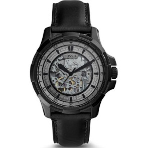 Watch strap Fossil ME3130 Leather Black 22mm
